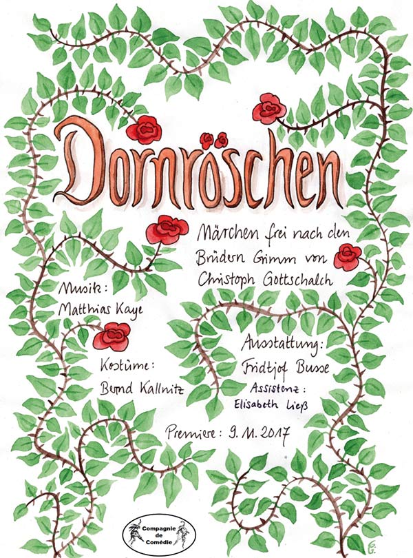 Christoph Gottschalch - Plakat Dornröschen